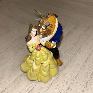 Disney Beauty & The Beast Belle Holding Mickey Mouse Christmas Ornament